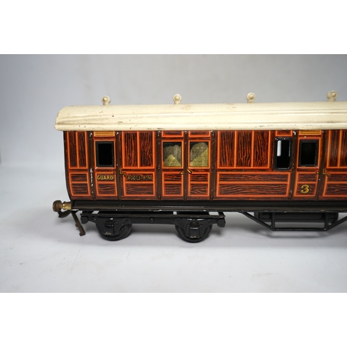 294 - A wooden boxed Bowman Models live steam spirit fired 0 gauge 4-4-0 tender locomotive (without tender... 