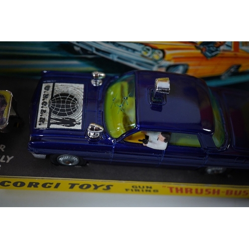 314 - A boxed Corgi Toys (497) Man From Uncle boxed Thrush-Buster, Oldsmobile super 88, together with the ... 