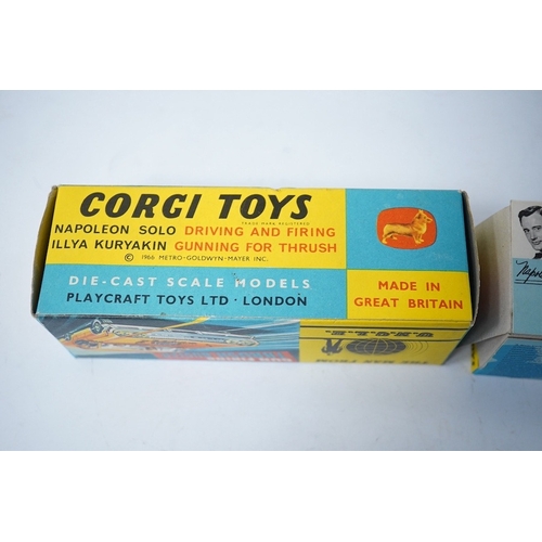 314 - A boxed Corgi Toys (497) Man From Uncle boxed Thrush-Buster, Oldsmobile super 88, together with the ... 