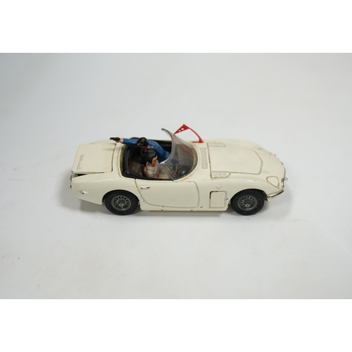 315 - A boxed Corgi Toys (336) James Bond 007 Toyota 2000GT, with the inner display stand, the envelope fo... 