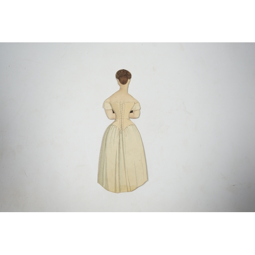 322 - An early 19th century boxed Rudolph Ackermann La Poupee-Modele paper doll set, comprising of a doubl... 