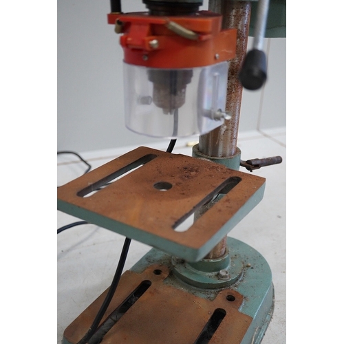 339 - A Nu-tool CH10 model makers pillar drill, height 58.5cm. Condition fair, some surface rust.