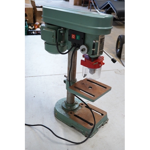 339 - A Nu-tool CH10 model makers pillar drill, height 58.5cm. Condition fair, some surface rust.