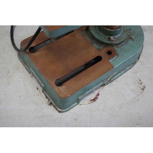 339 - A Nu-tool CH10 model makers pillar drill, height 58.5cm. Condition fair, some surface rust.