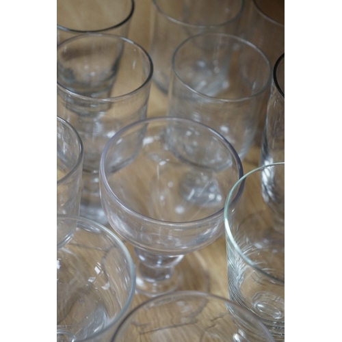 507 - A quantity of Victorian and later drinking glasses. Condition - appears good