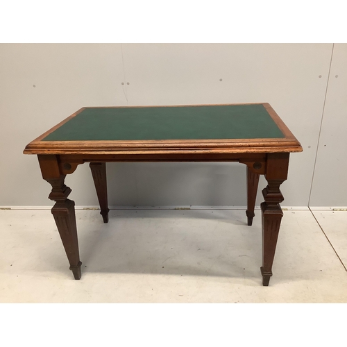 67 - A Victorian writing table from The Royal College of Surgeons, width 112cm, depth 68cm, height 79cm. ... 