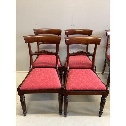 68 - Ten Regency mahogany dining chairs, consisting a set of six and a set of four. Condition - fair to g... 