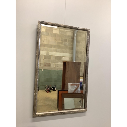 82 - Three Victorian and later rectangular wall mirrors, largest width 76cm, height 100cm. Condition - fa... 