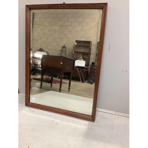 82 - Three Victorian and later rectangular wall mirrors, largest width 76cm, height 100cm. Condition - fa... 