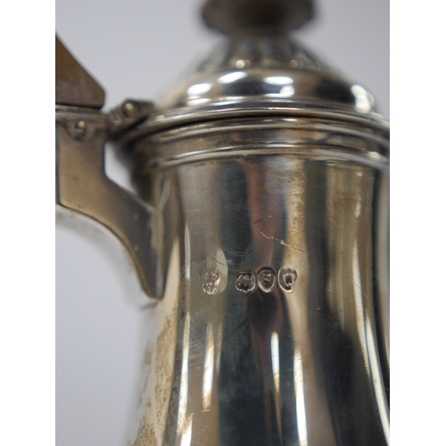 851 - A Victorian demi-fluted silver hot water pot by Charles Stuart Harris, London, 1891, 22.3cm, gross w... 