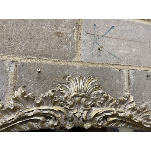 92 - A Victorian style overmantel mirror, width 122cm, height 177cm. Condition - good