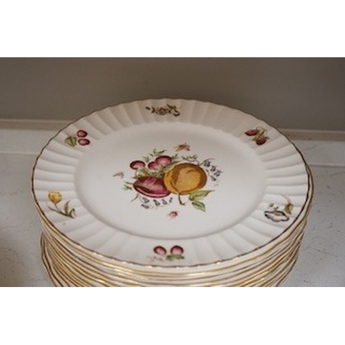 1312 - A Royal Worcester Delecta part dinner service. Condition - fair to good