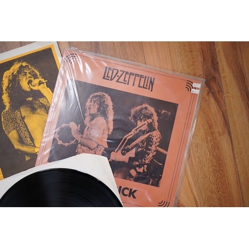 253 - Led Zeppelin Rarities; In Through The Out Door, white label; Fillmore West 1969; Moby Dick, 1969; An... 