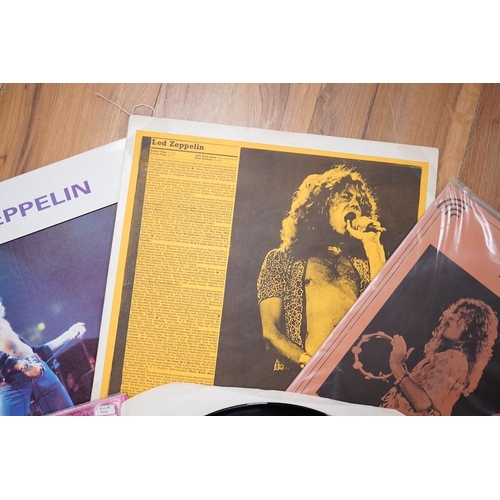 253 - Led Zeppelin Rarities; In Through The Out Door, white label; Fillmore West 1969; Moby Dick, 1969; An... 