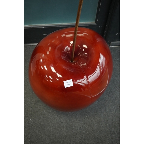 51 - A giant cherry ornament, height 98cm. Condition - good