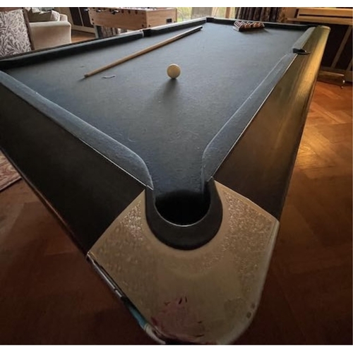 1048 - A Supreme pool table with all accessories, width 210cm, depth 120cm, height 82cm. Condition - fair, ... 