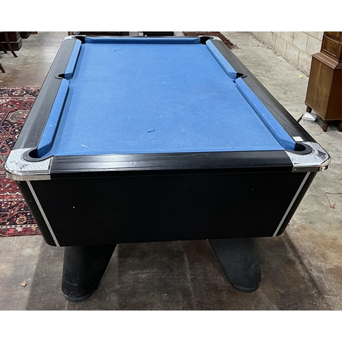 1048 - A Supreme pool table with all accessories, width 210cm, depth 120cm, height 82cm. Condition - fair, ... 