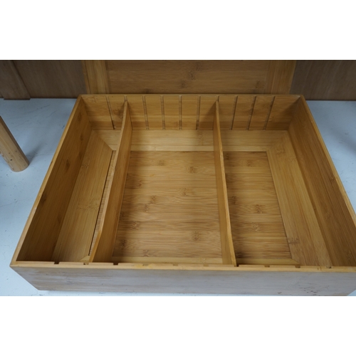 1617 - An Alessi bamboo box, 'Fat Tray', 50cm. Condition - good