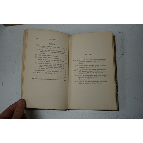 1626 - ° ° Burr, George Dominicus - Instructions In Practical Surveying, Topographical Plan Drawing, And Sk... 