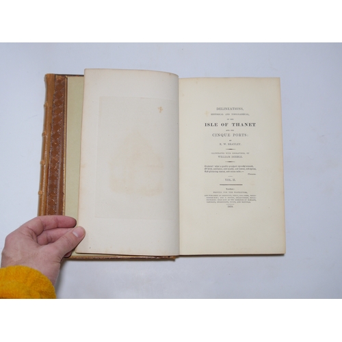 1325 - ° ° Brayley, Edward Wedlake - Delineations, Historical and Topographical, of the Isle of Thanet and ... 