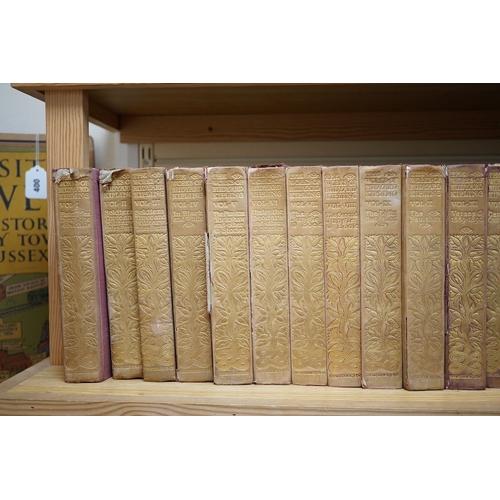 401 - ° ° Kipling, Rudyard - The Works, 31 vols, 8vo, red cloth, gilt spines, MacMillan & Co.  Condition -... 