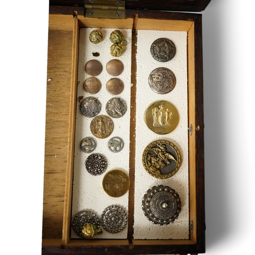 471 - Twenty two assorted late 19th/early 20th century buttons and studs, largest 31mm;Condition -  cut st... 