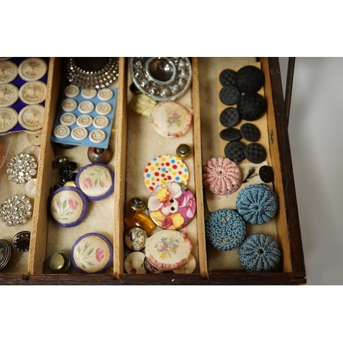 474 - A collection of assorted Victorian and later buttons, largest 46mm;Condition - fair to good includin... 