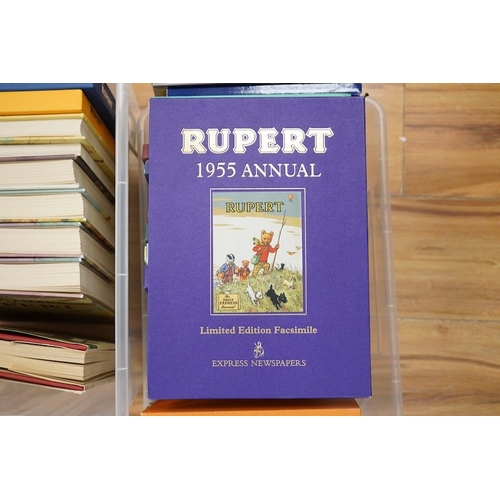 476 - ° ° Rupert - Rupert Annuals - Collectors' Limited / Facsimile Editions. mostly coloured pictorial bo... 