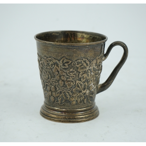 50 - A Victorian silver christening mug by John Hunt & Robert Roskell (Hunt & Roskell late Storr & Mortim... 