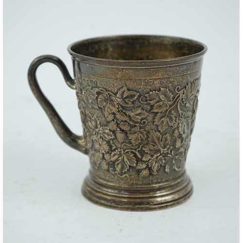 50 - A Victorian silver christening mug by John Hunt & Robert Roskell (Hunt & Roskell late Storr & Mortim... 