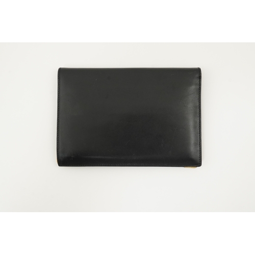 1254 - A gentleman's black Cartier wallet