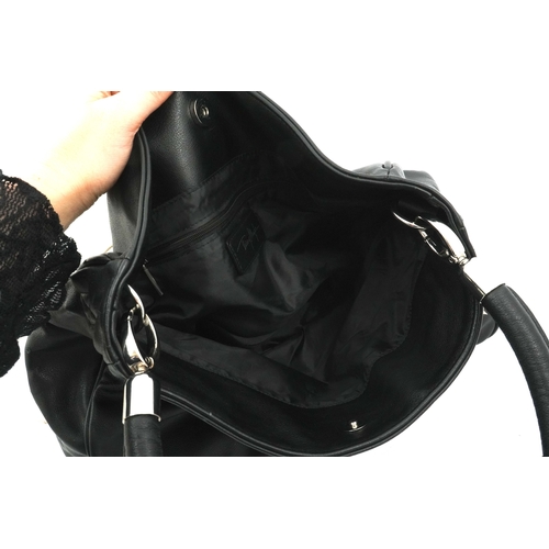 1259 - A black Thierry Mugler tote