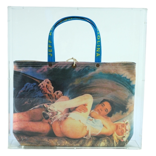 1260 - A Jeff Koons signed limited edition screen printed bag