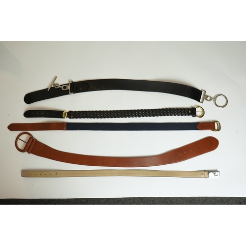 1298 - Five lady's belts