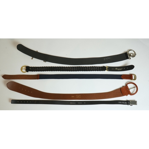 1298 - Five lady's belts