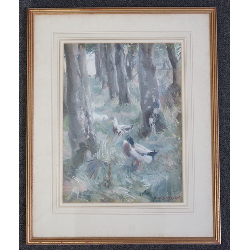 112 - Charles Walter Simpson (English, 1885-1971) Ducks amongst treeswatercoloursigned39 x 29cm... 