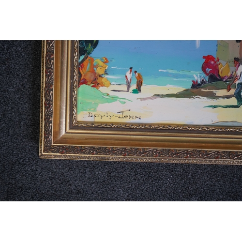 128 - § § Cecil Rochfort D'Oyly John (English, 1906-1993) 'Tarragona, Spain'oil on boardsigned21.5 x 27cm... 