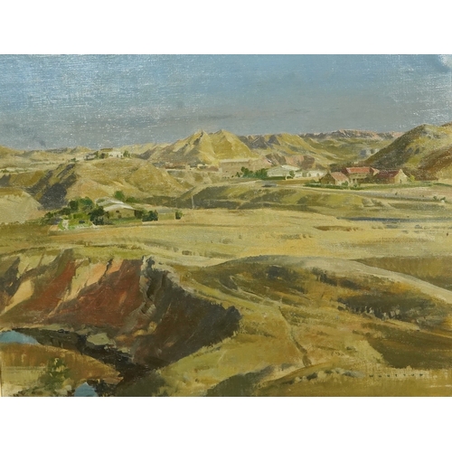 145 - § § Frank Wootton (English, 1914-1998) Persian landscapeoil on canvassigned45 x 54cm... 