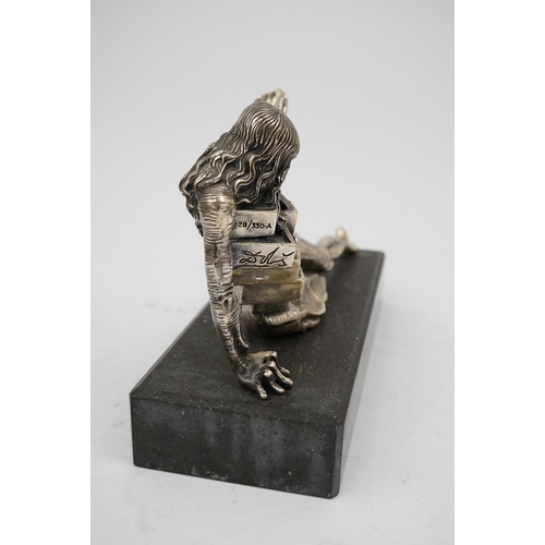 153 - § § Salvador Dali (Spanish, 1904-1989) Le Cabinet Anthropomorphique, 1973sterling silversigned, insc... 