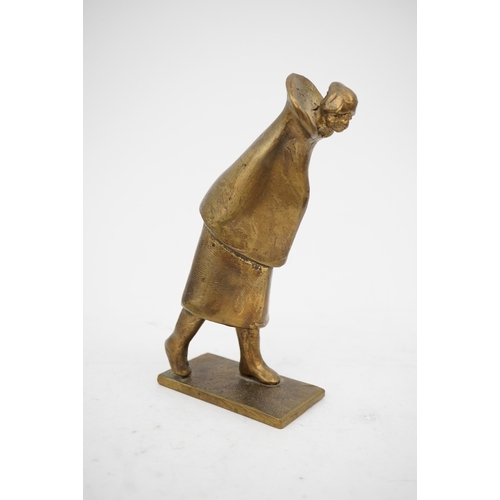 155 - Wladislaw Franek Pawlik (b.1940) Woman walkingbronzesigned and numbered16.5cm high, 10cm deep... 