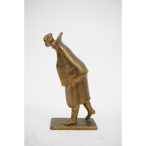 155 - Wladislaw Franek Pawlik (b.1940) Woman walkingbronzesigned and numbered16.5cm high, 10cm deep... 