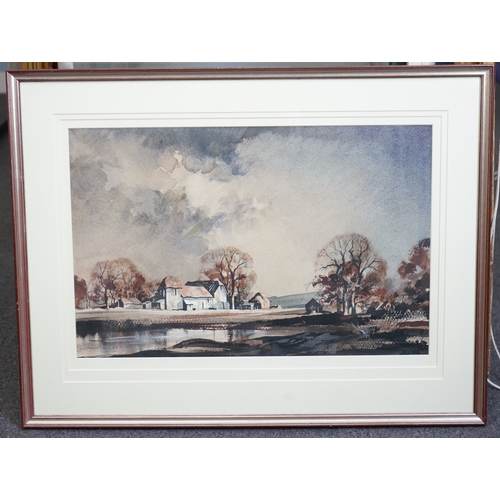 159 - § § Rowland Hilder (English, 1905-1993) 'Passing Shower'watercoloursigned37 x 57cm... 