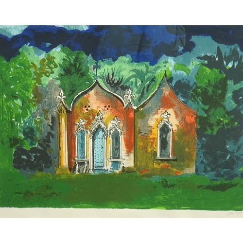 175 - § § John Piper (British, 1903-1992) The Red House, Painswick (L.398)screenprint, 1987, printed in co... 