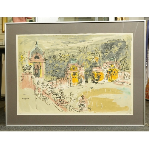 176 - § § John Piper (British, 1903-1992) Harlaxton Hall (L.372) 1984screenprintsigned in pencil, 4/9054 x... 