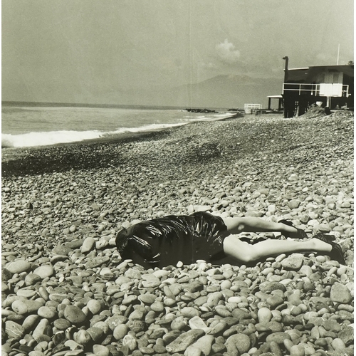 178 - Helmut Newton (1920-2004) Tina and Michael Chow & On the beach, Bordigheraphotolithographs (2)46 x 4... 