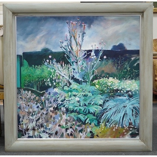 192 - Louis Turpin (British, b.1947) 'Sissinghurst, White Garden Thistle'oil on canvassigned and dated 200... 