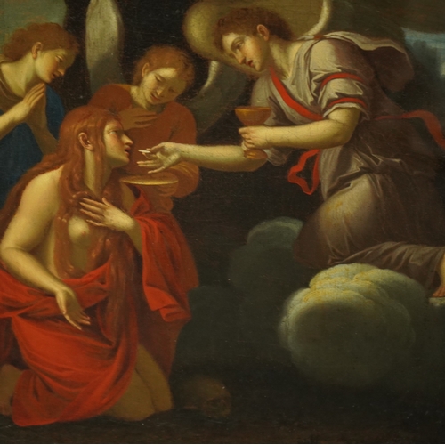 29 - After Francesco Albani (Italian, 1578-1660) The Communion of Mary Magdaleneoil on canvas40 x 30cm... 