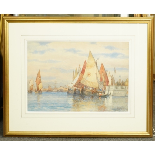 89 - Frederick James Aldridge (English, 1850-1933) Venicewatercoloursigned36 x 52cm... 