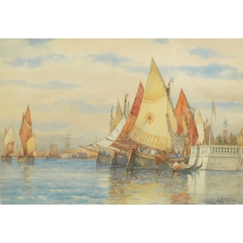 89 - Frederick James Aldridge (English, 1850-1933) Venicewatercoloursigned36 x 52cm... 