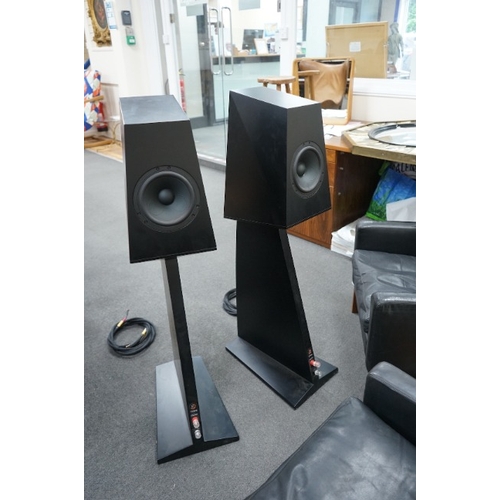 258 - A pair of Kaiser Acoustics Kawero Chiara loudspeakers, made in Germany, high density plywood cabinet... 